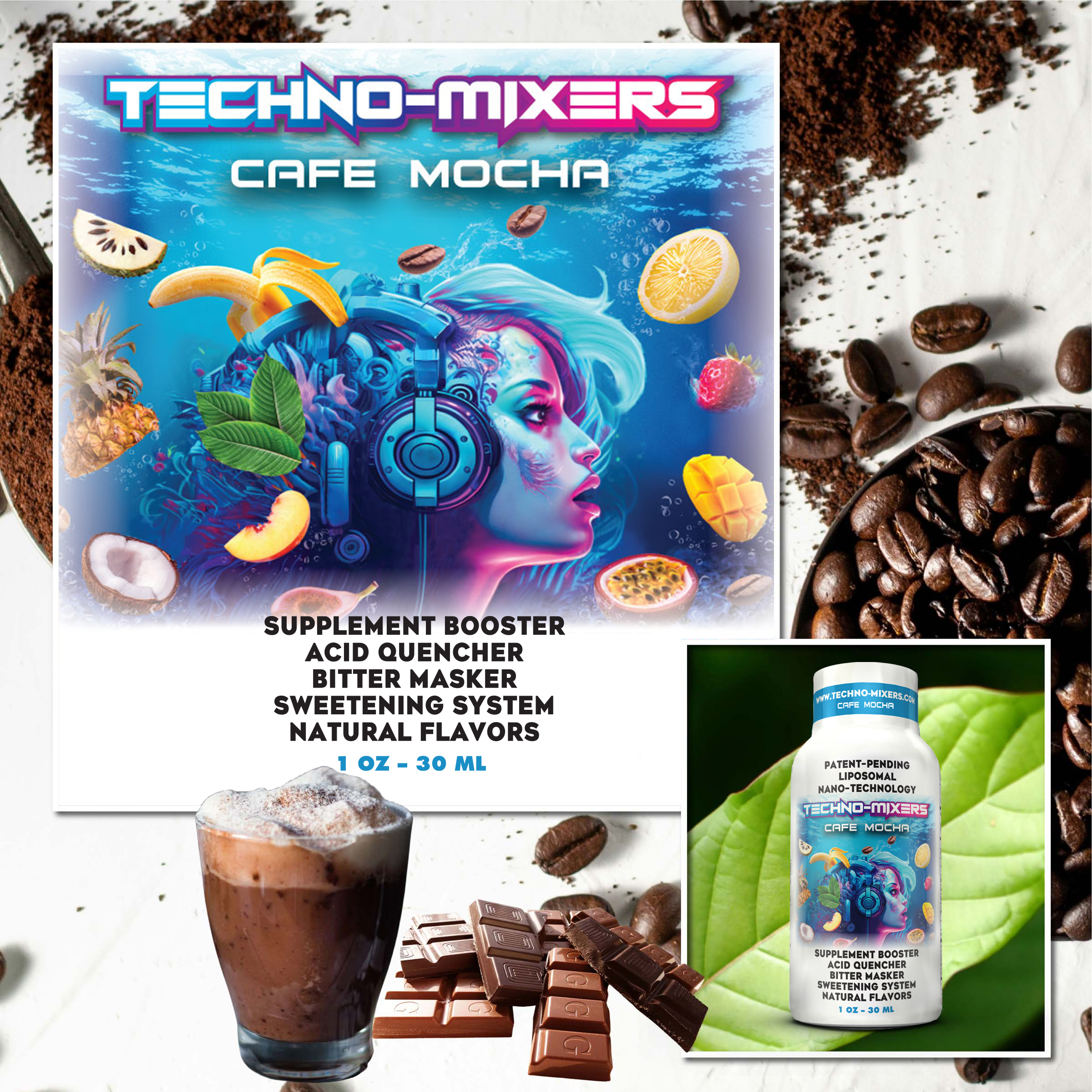 Cafe Mocha Collage Picture