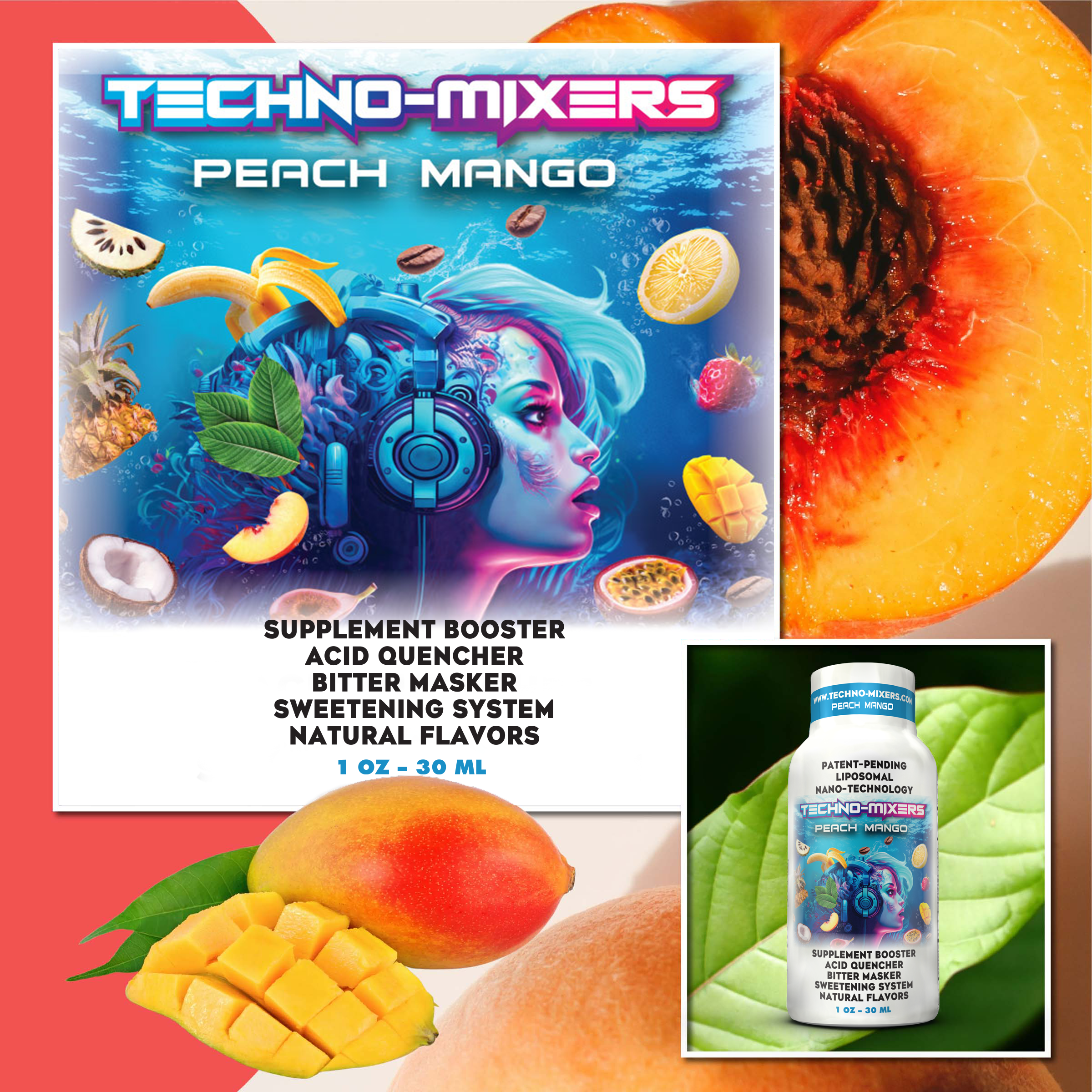 Peach Mango Collage Picture