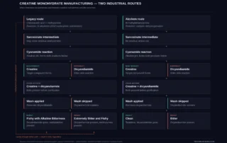 creatine manufacturing routes