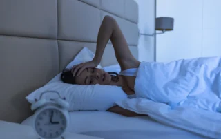 Woman with insomnia
